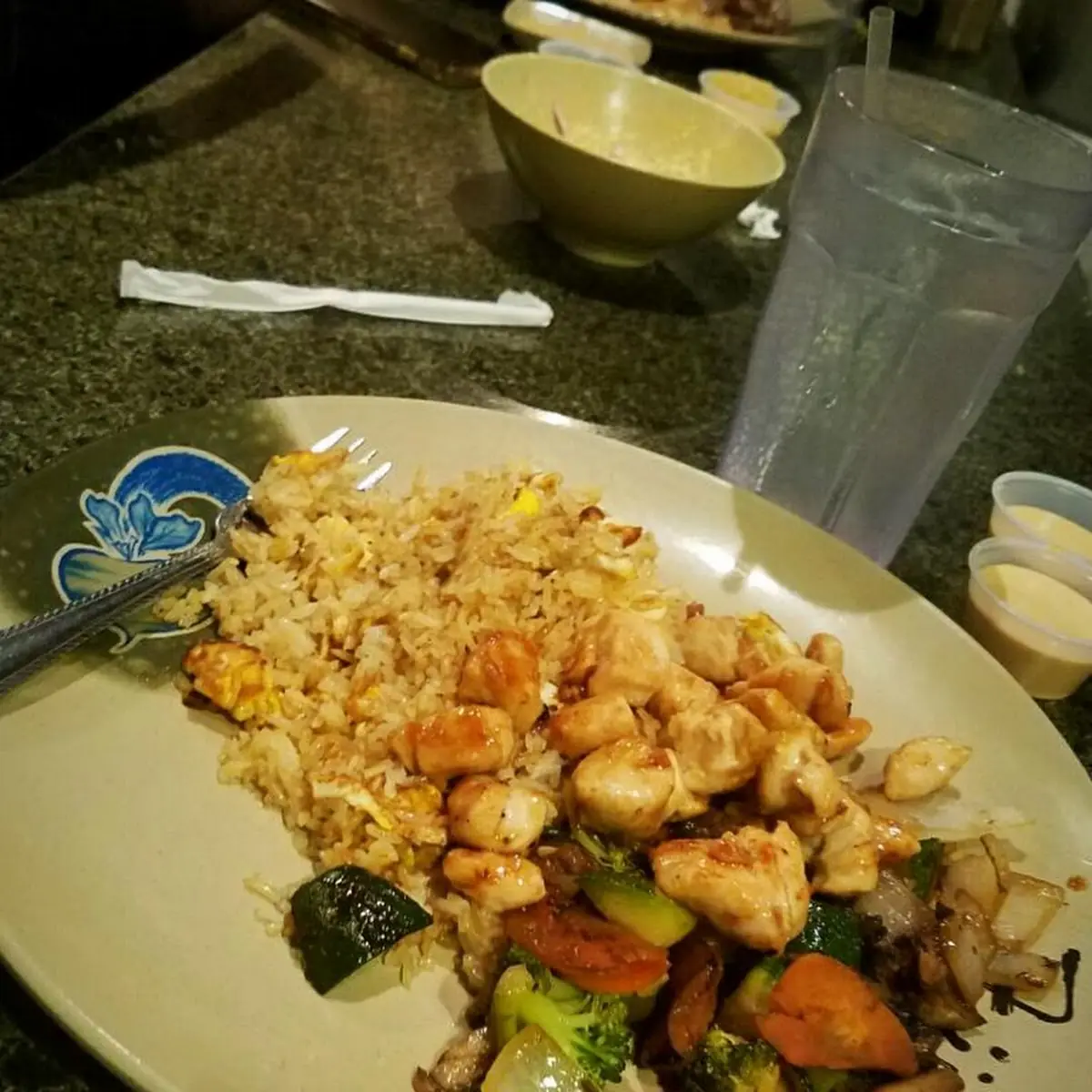 Hibachi Chicken Filet Rice & Veggies