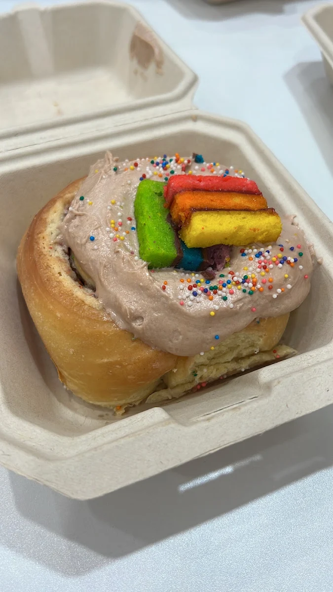 Special Rainbow Cinnamon Roll