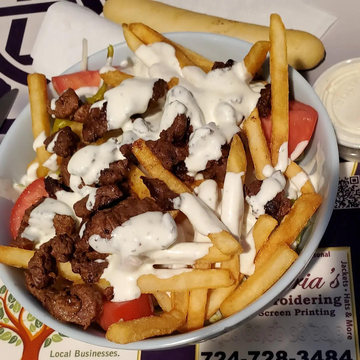 Steak Salad with Ranch Dressing
