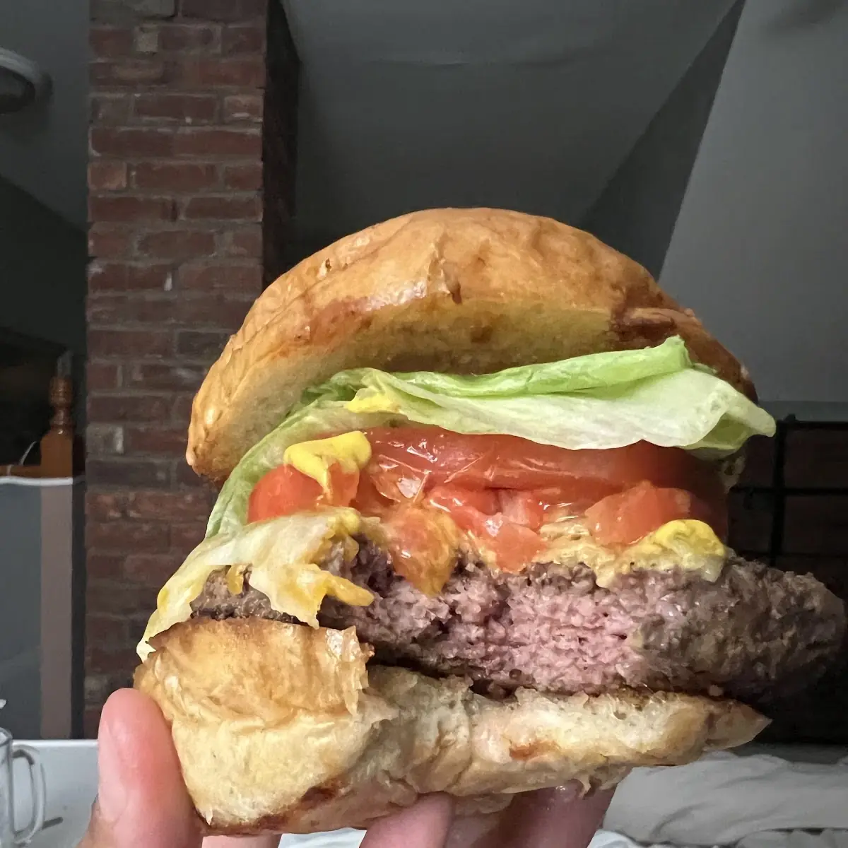 Burger with a Gluten Free Bun