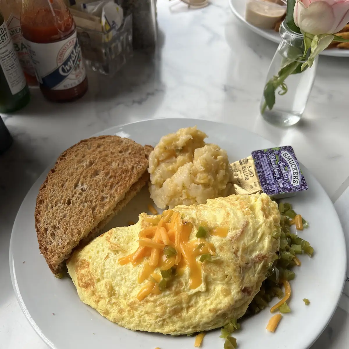 Seafood Omelette
