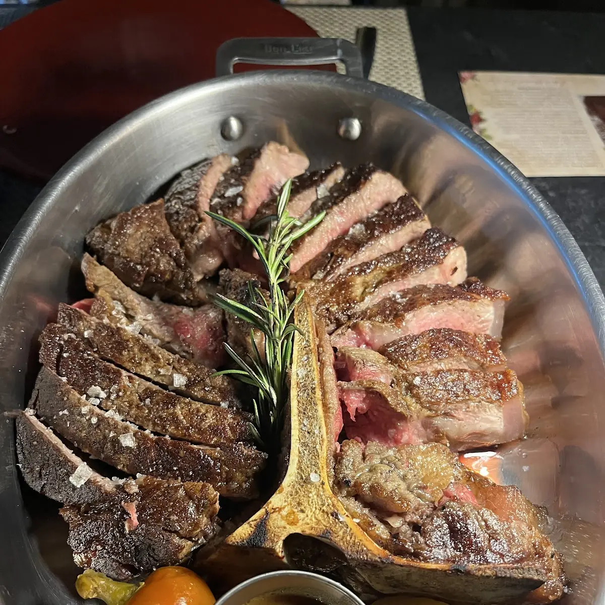 Tomahawk Steak with Mashed Potatoes