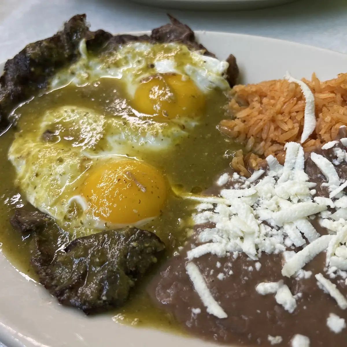 Grilled Steak & Eggs