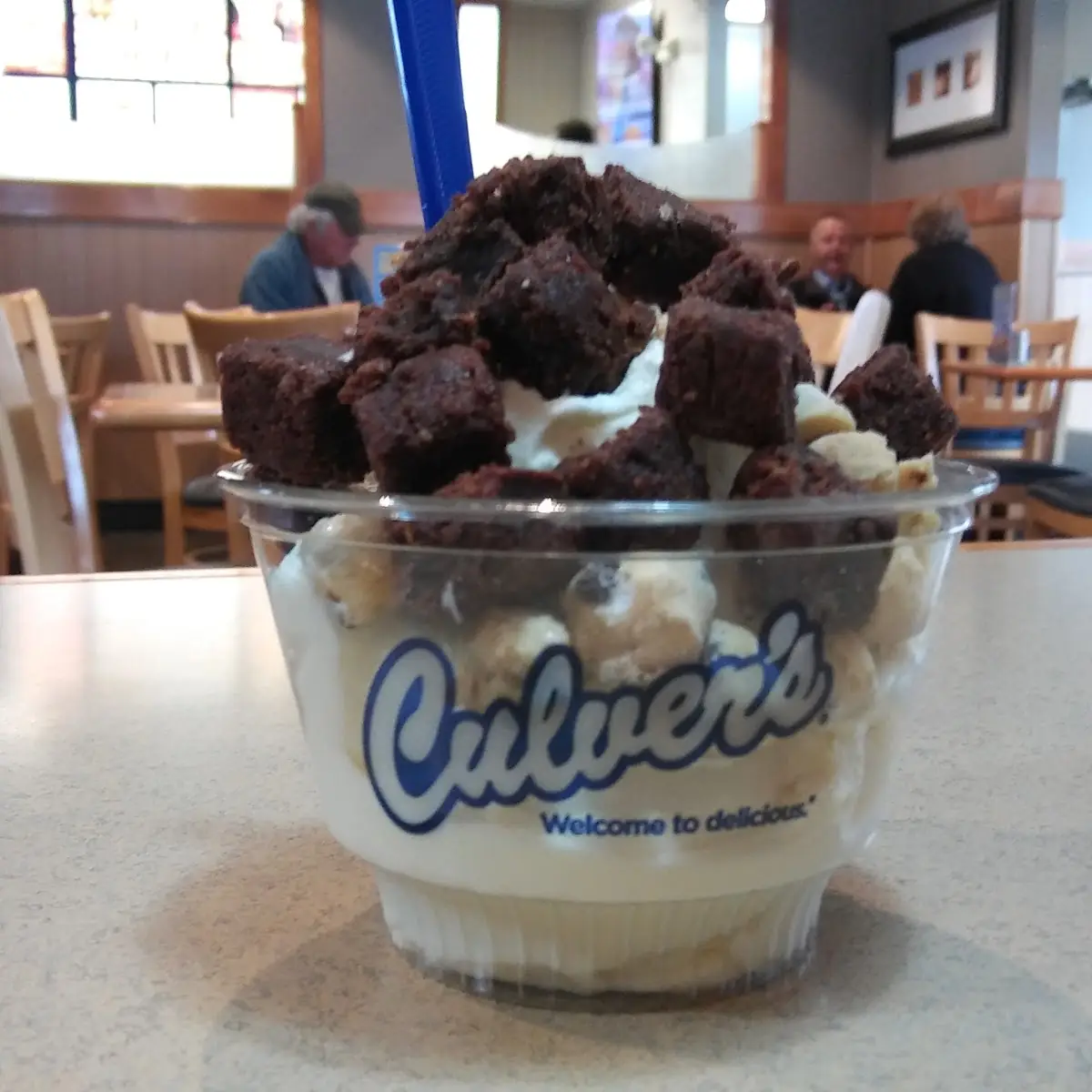 Brownie Cookie Dough Frozen Custard