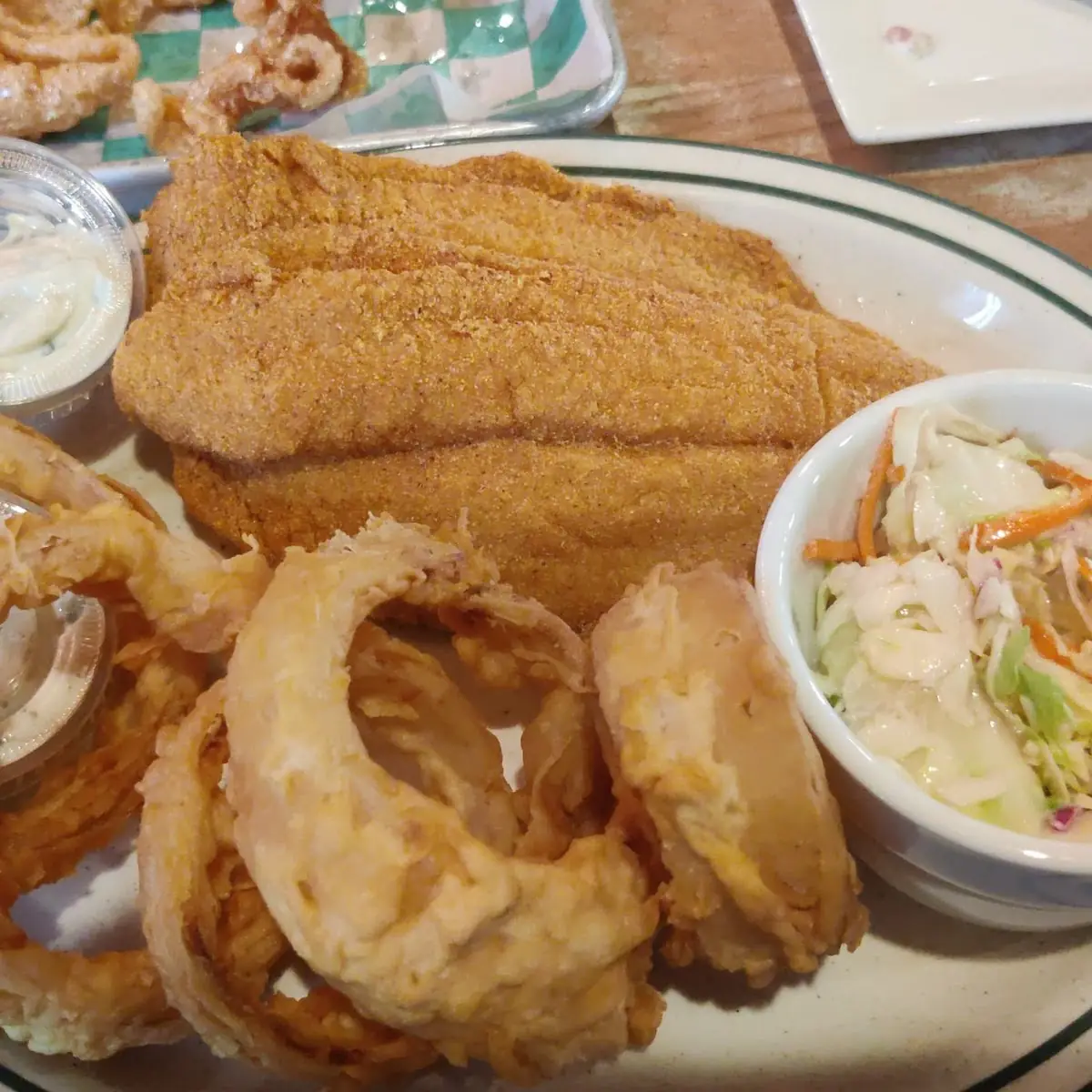 Fried Fish and Onion Rings