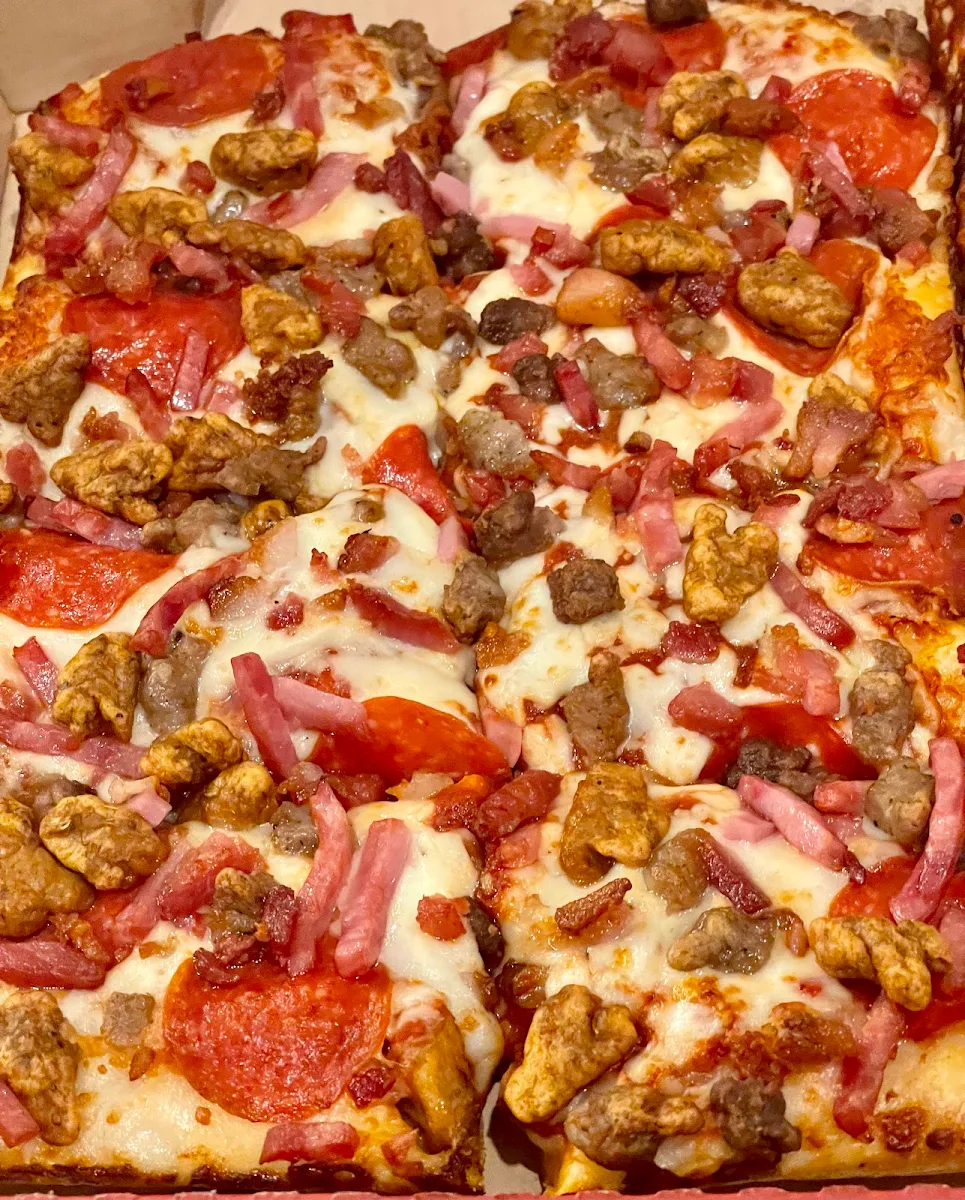 Pan Style Meat Lovers Pizza