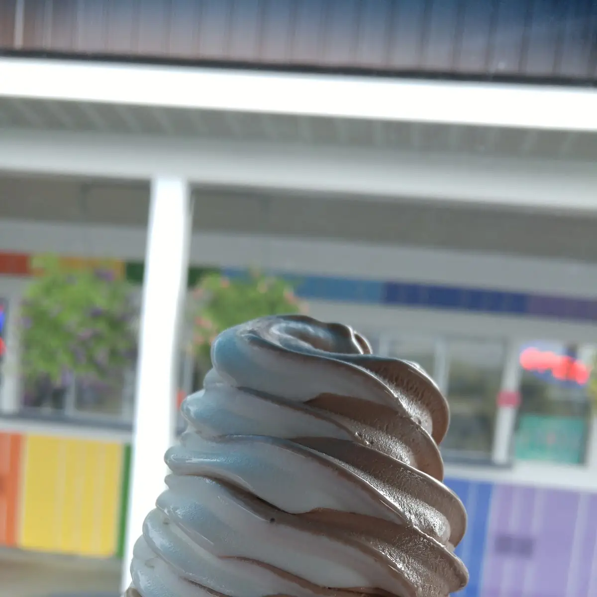 Soft Serve Twist Cone