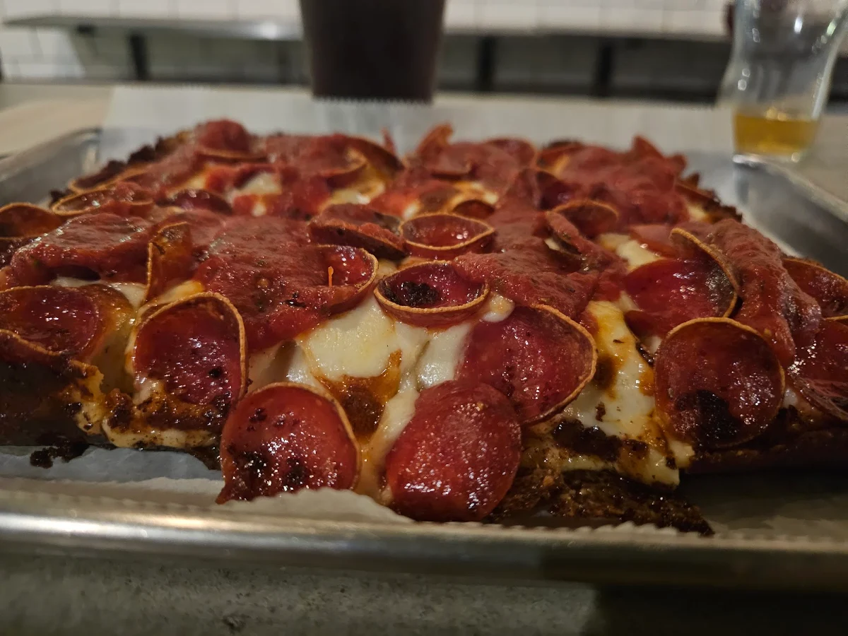 Detroit Style Pepperoni Pizza