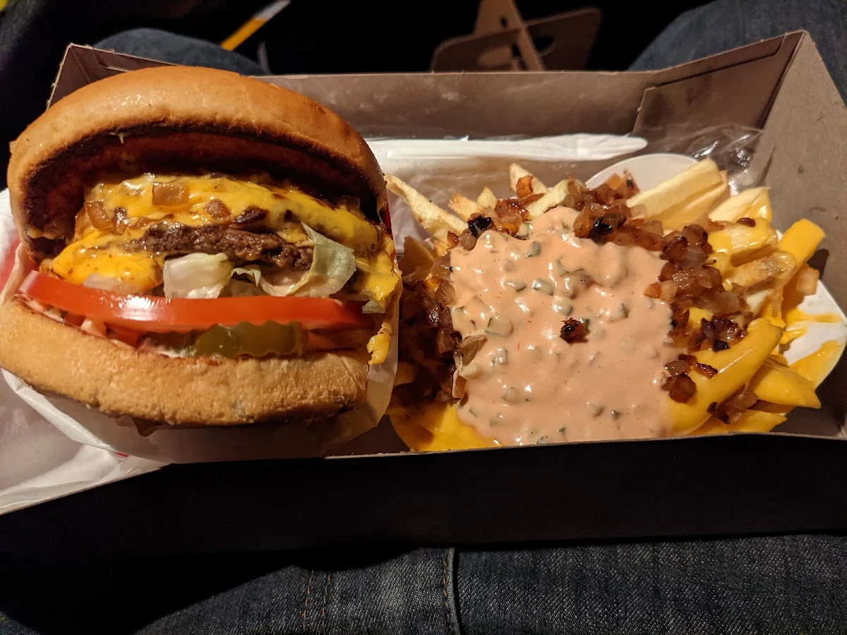 Double Double Cheeseburger with Fries