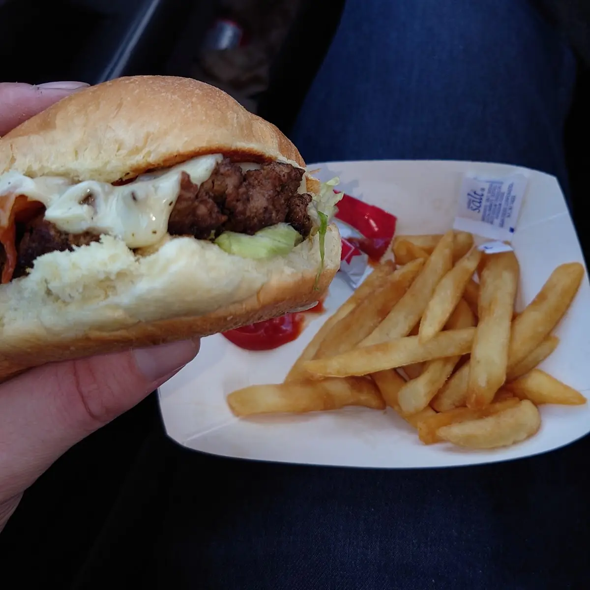 Tims Bacon Cheeseburger