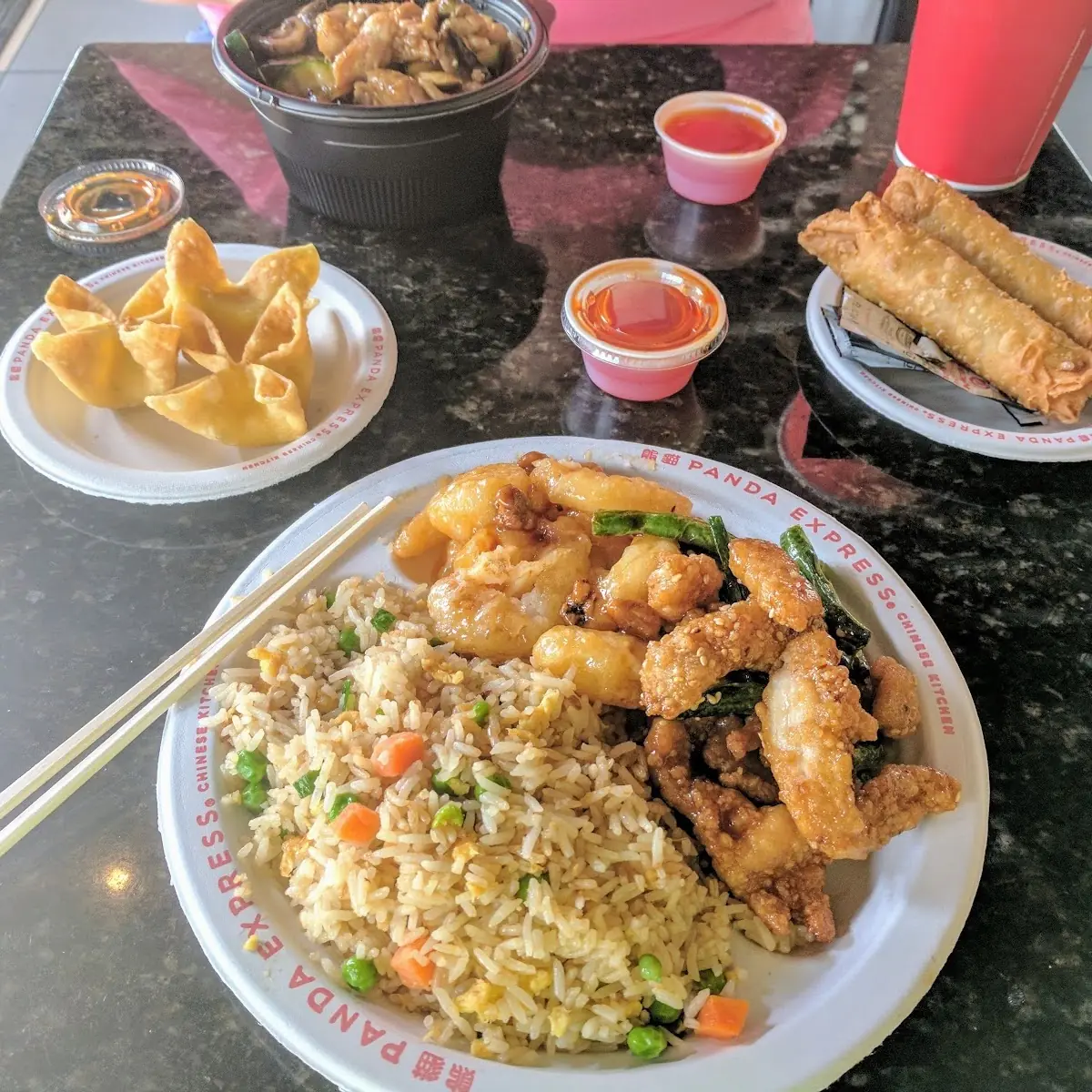 Spicy Chicken with Fried Rice