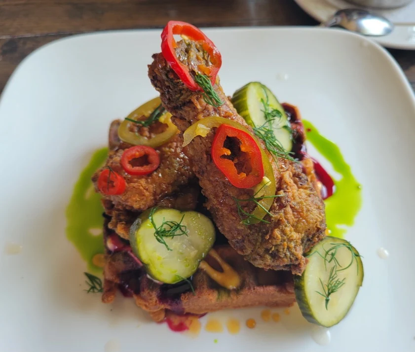 Chicken and Waffles, Promenade Brasserie