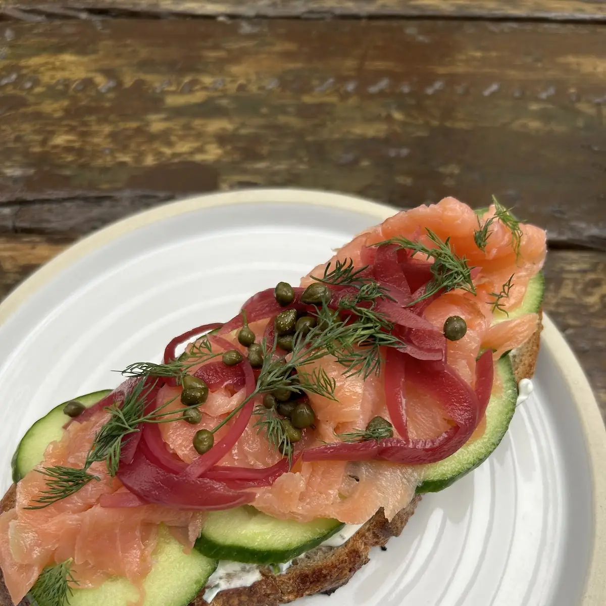 Smoked Salmon Tartine
