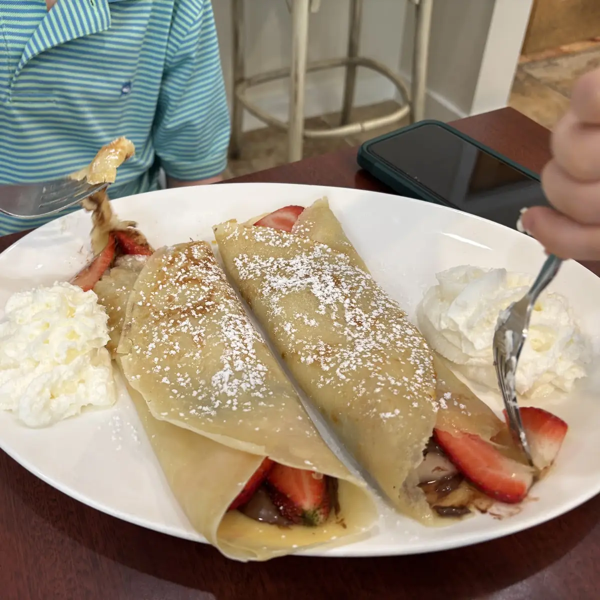 Strawberry Jam Crepe