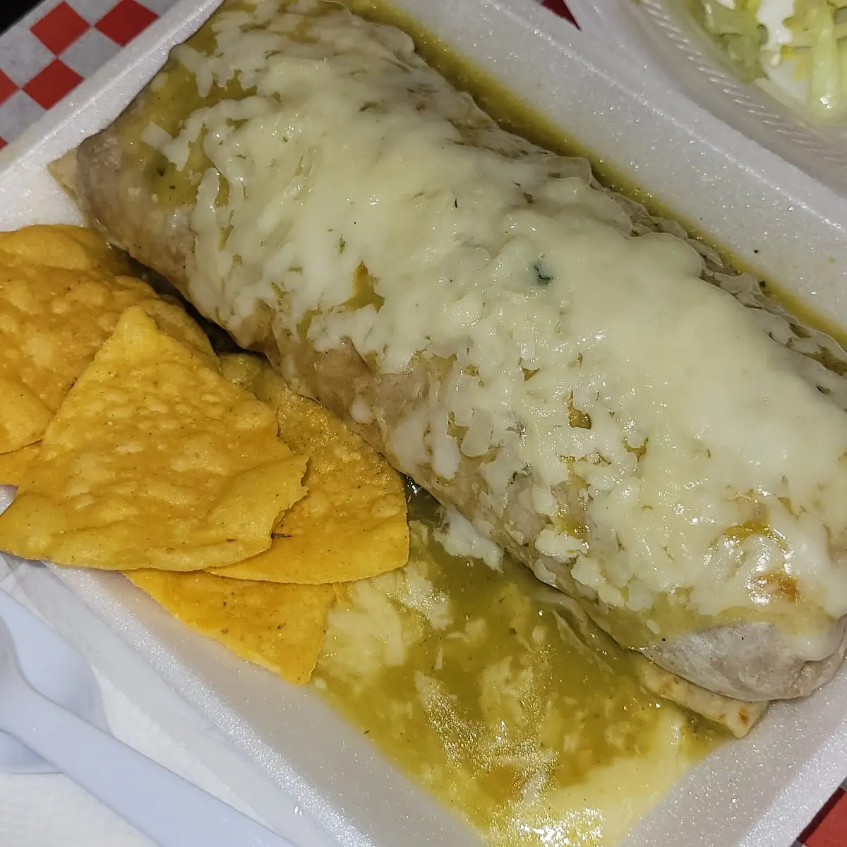 Salsa Verde Burrito