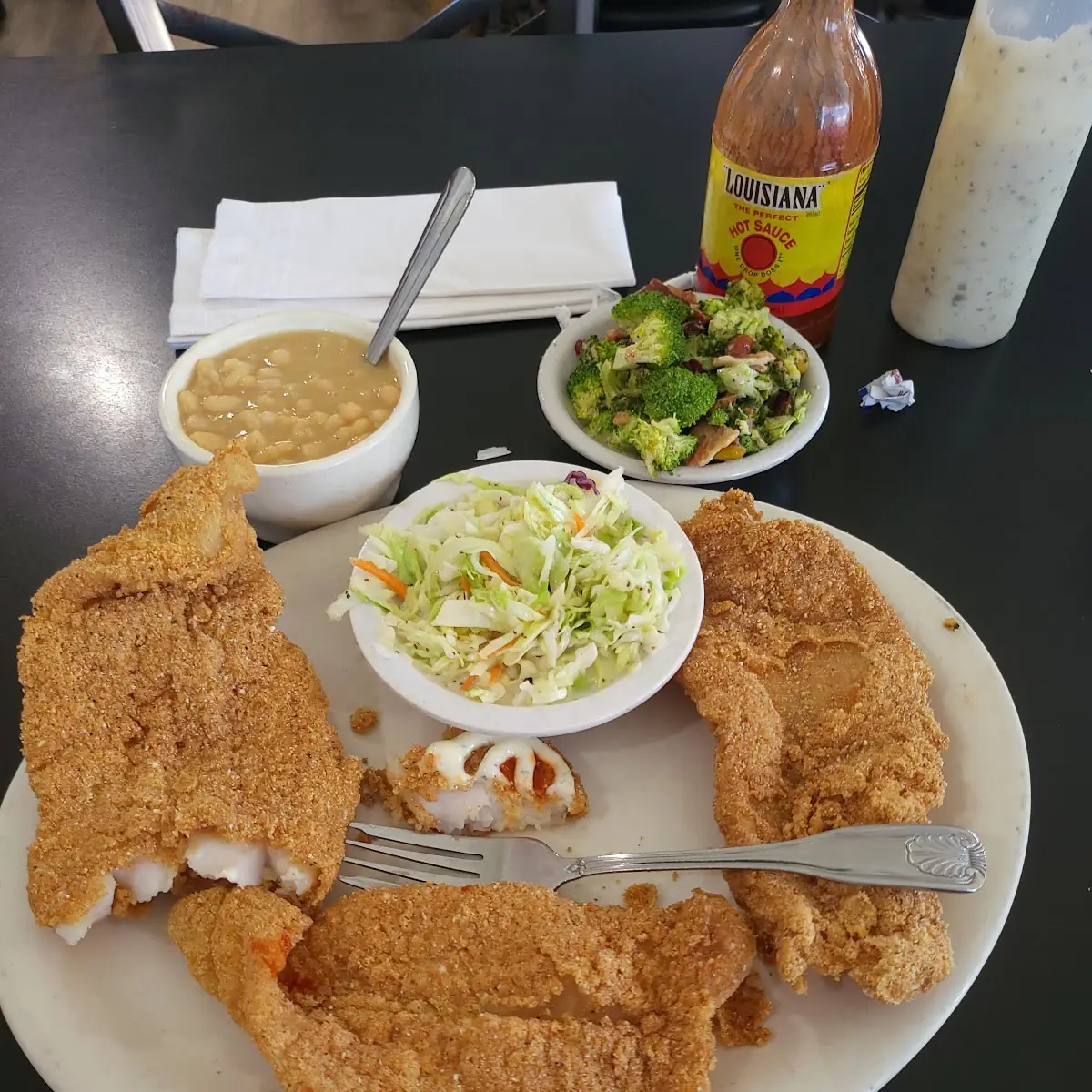 Fried Fish and Two Side