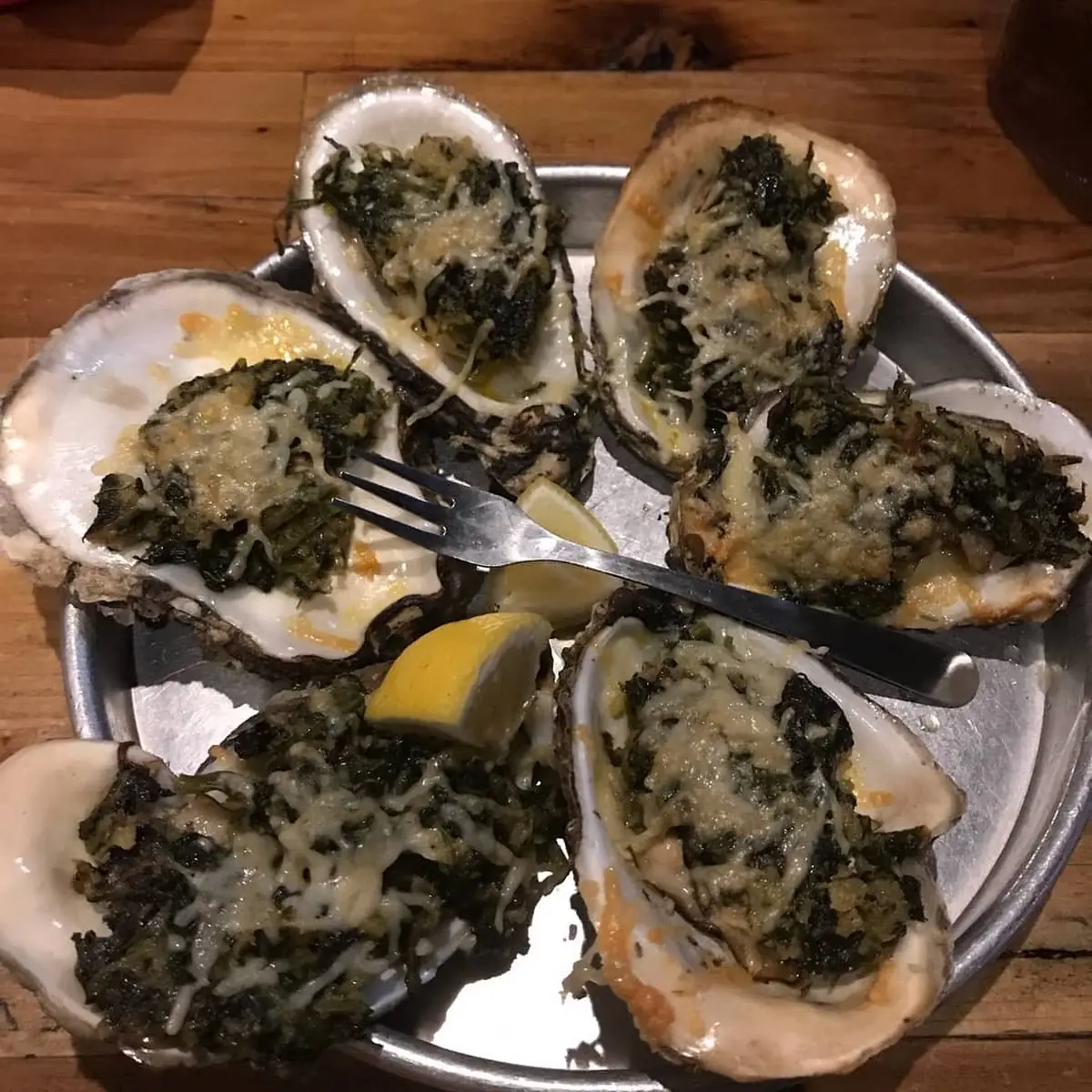 Oysters Rockefeller