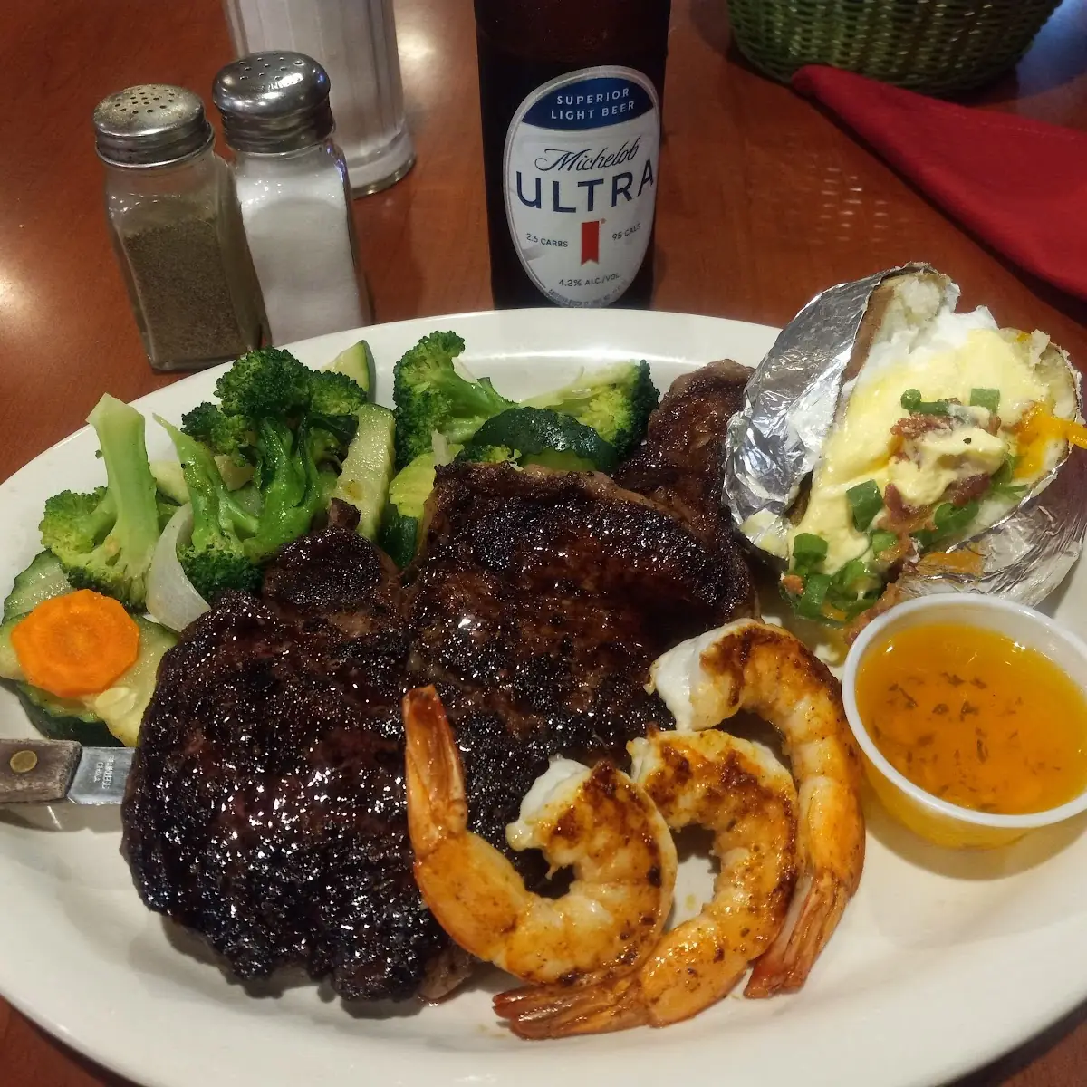 Steak and Shrimp