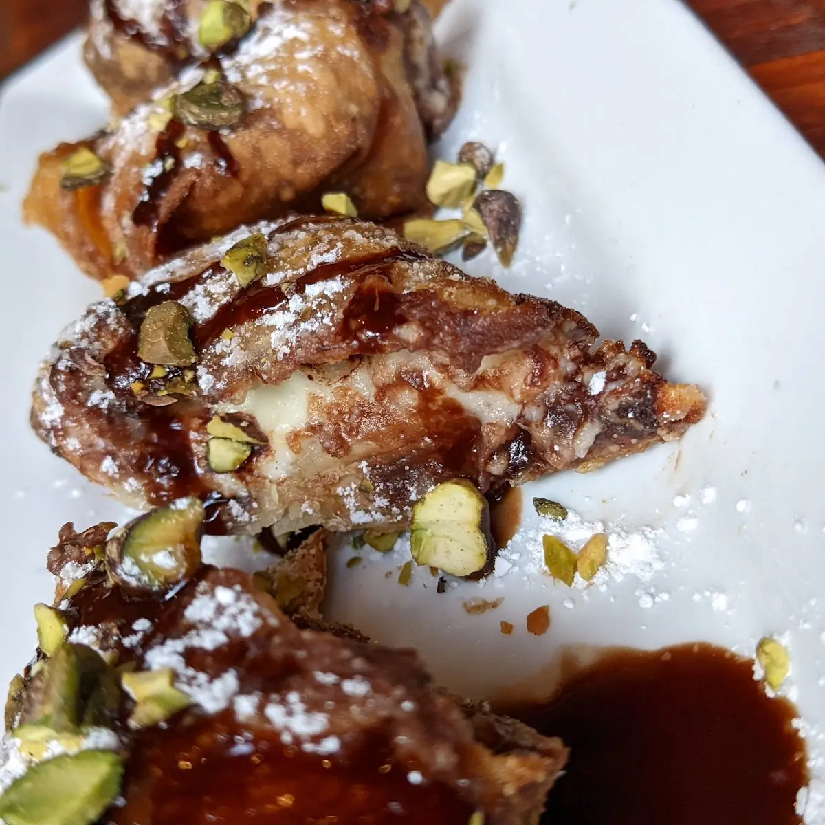 Cannoli Egg Rolls