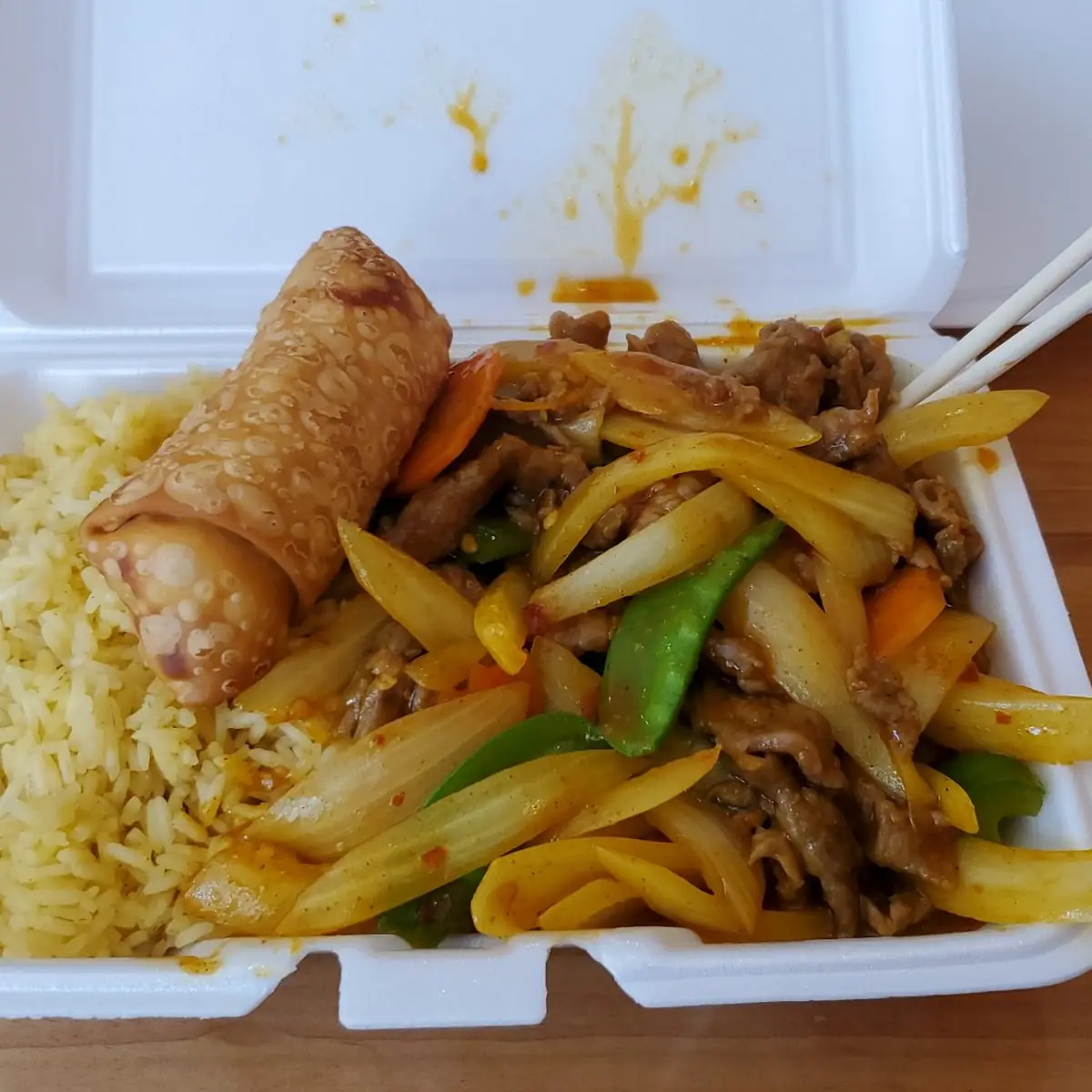 Curry Beef Combo Extra Spicy