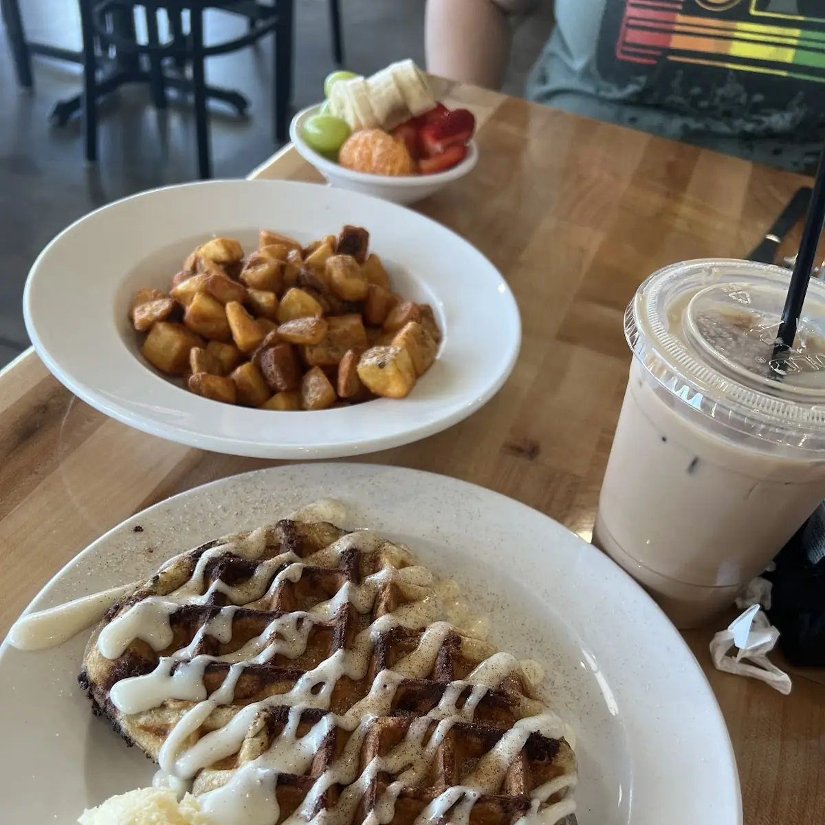 Cinnamon Roll Waffle