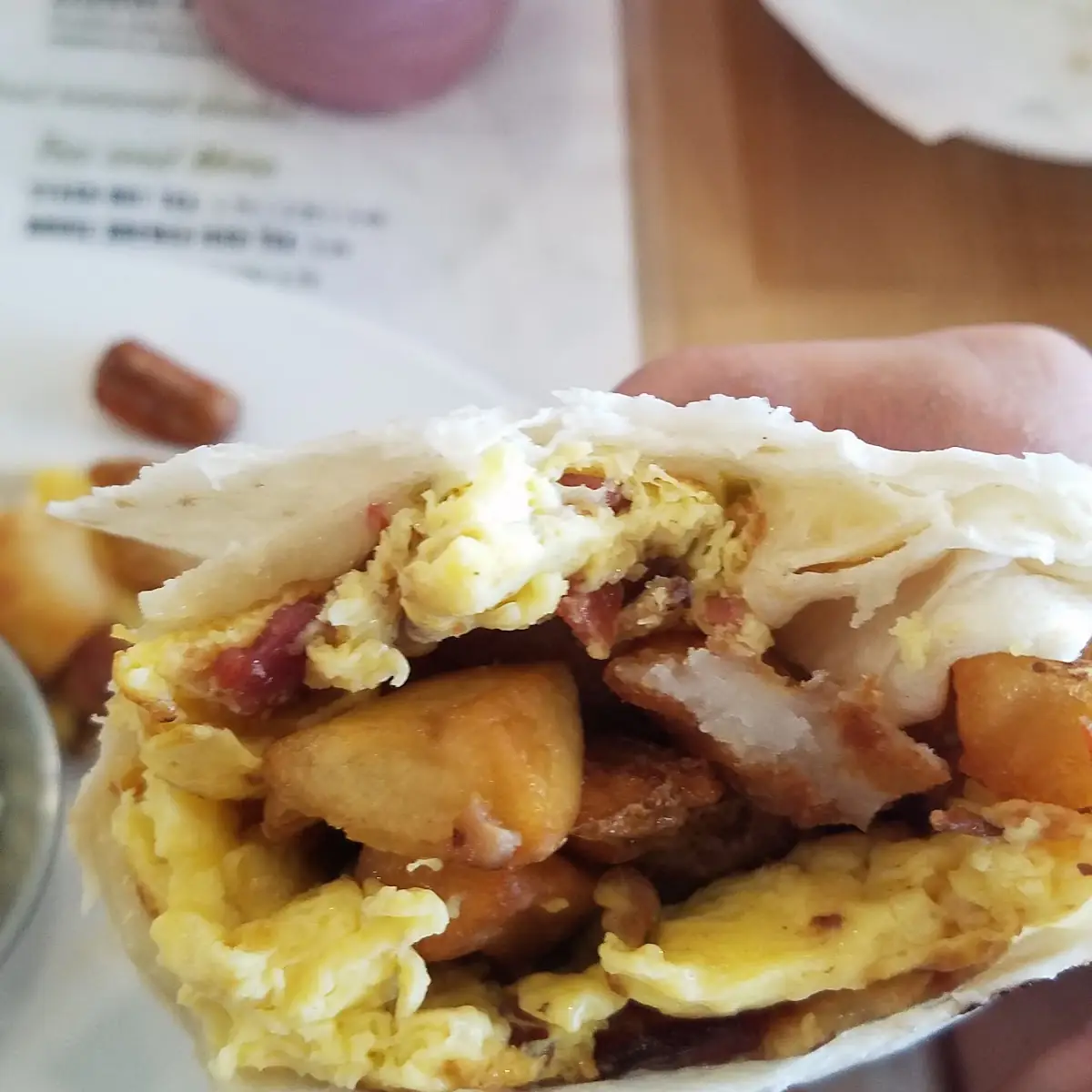Oversized Breakfast Burrito