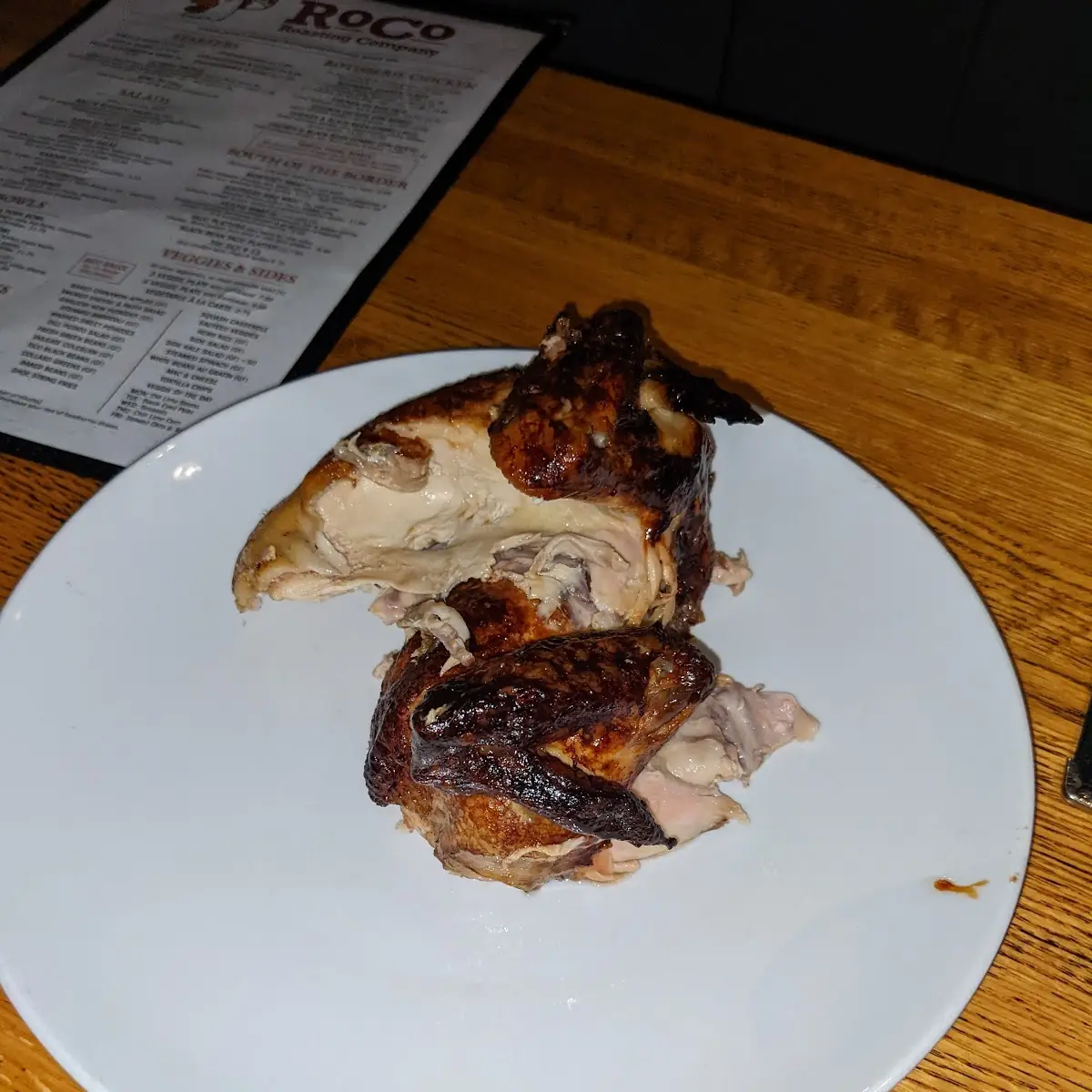 1 2 Roasted Chicken White Meat