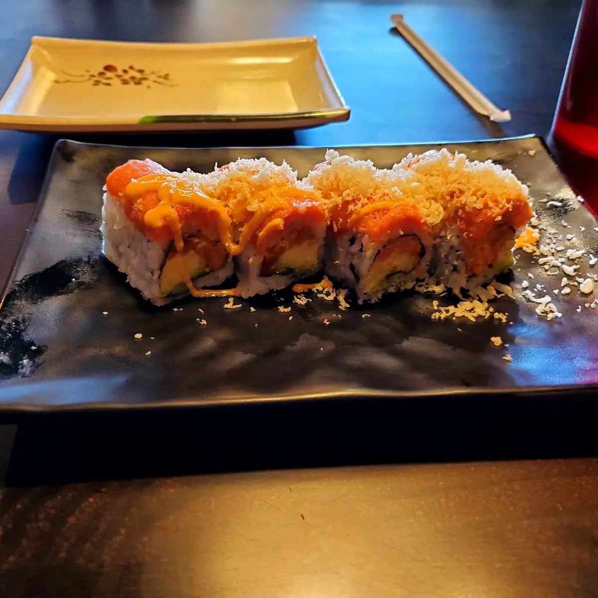 spicy crunchy salmon roll (Push Pop)