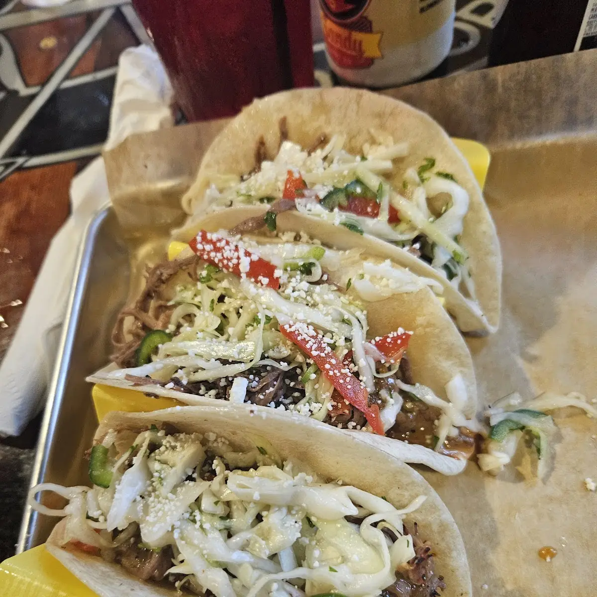 Smoked Brisket Tacos with Lime