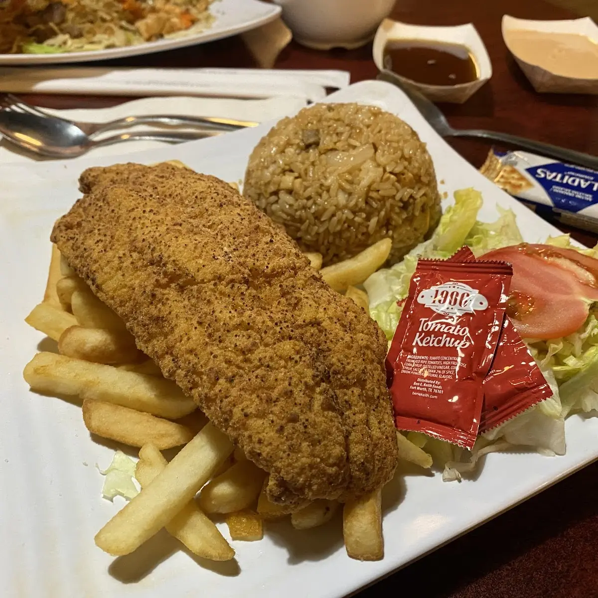 Fried Fish Plate