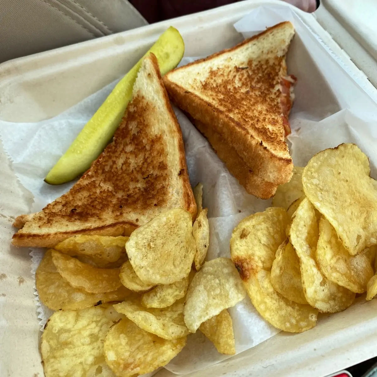 Grilled Cheese with Chips
