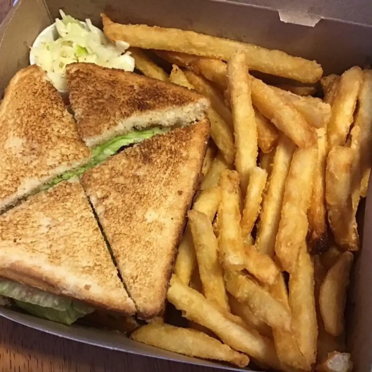 Club Sandwich with Fries