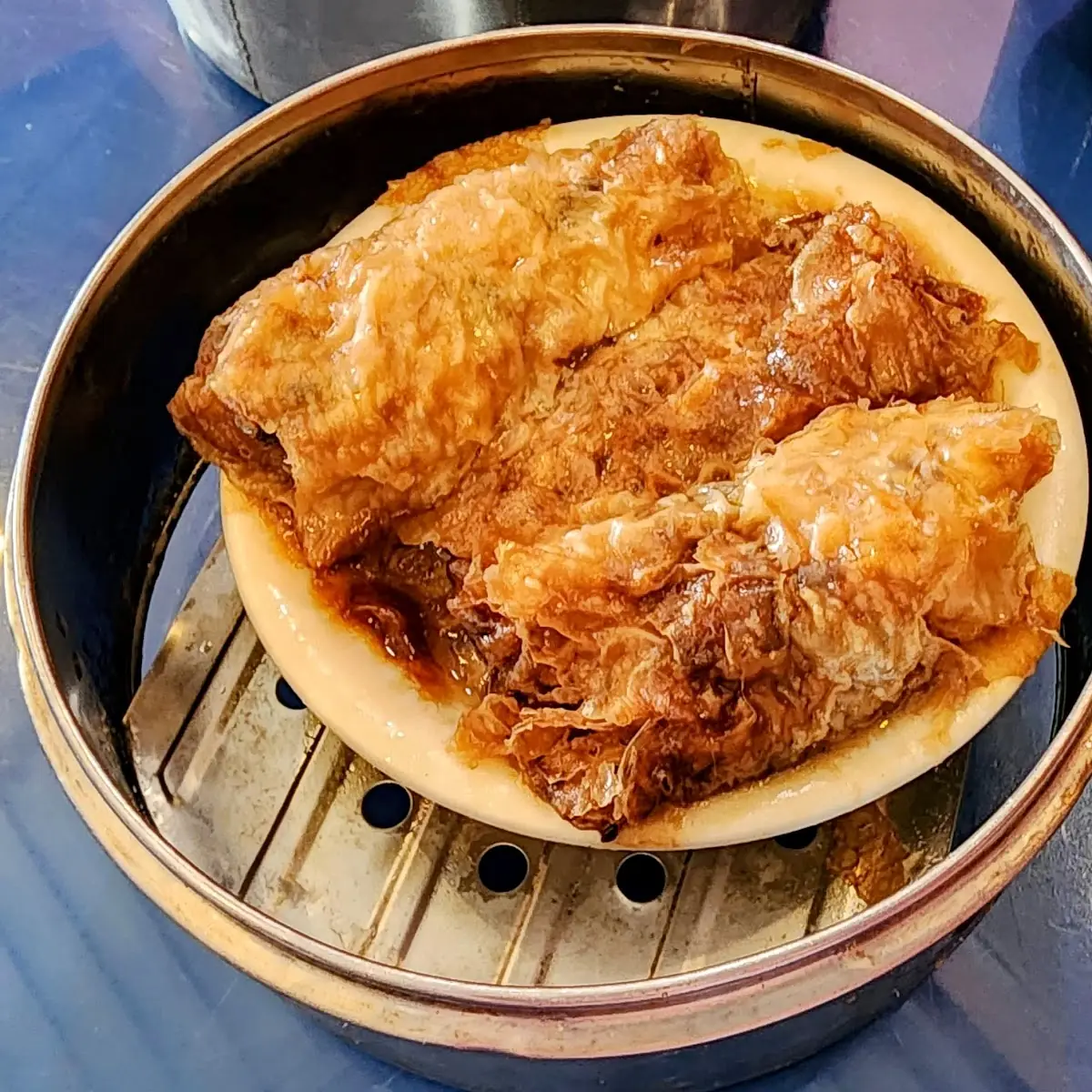 Bean Curd Skin Roll in Oyster Sauce