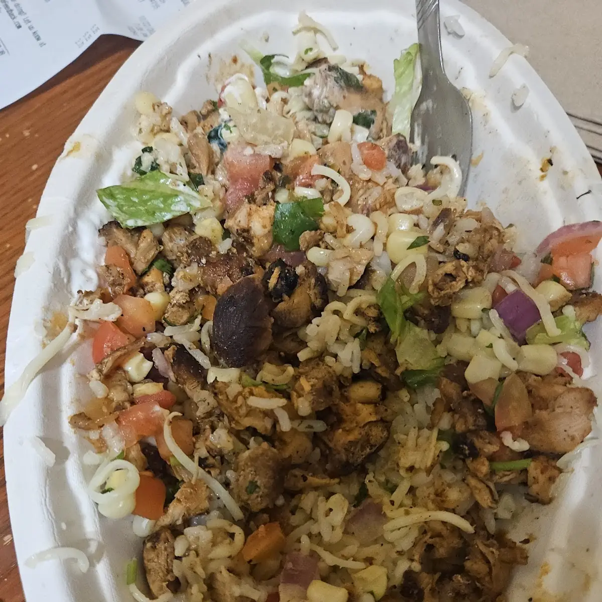 Burrito Bowl Chicken Burrito
