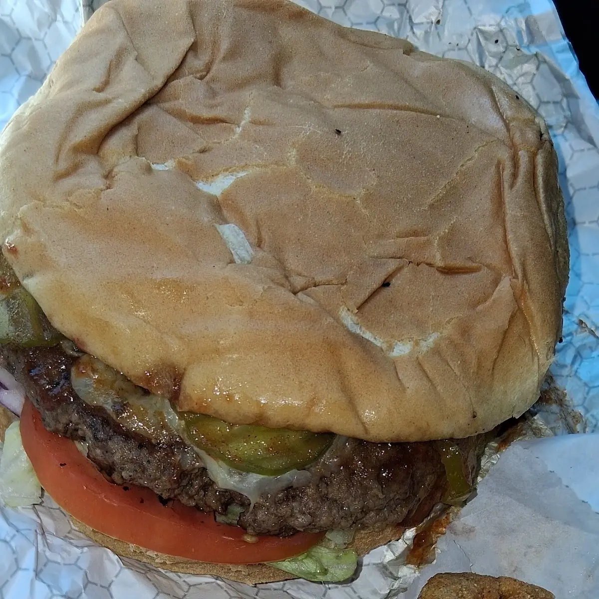 Heartbreak Hotel-Onion Ring Burger