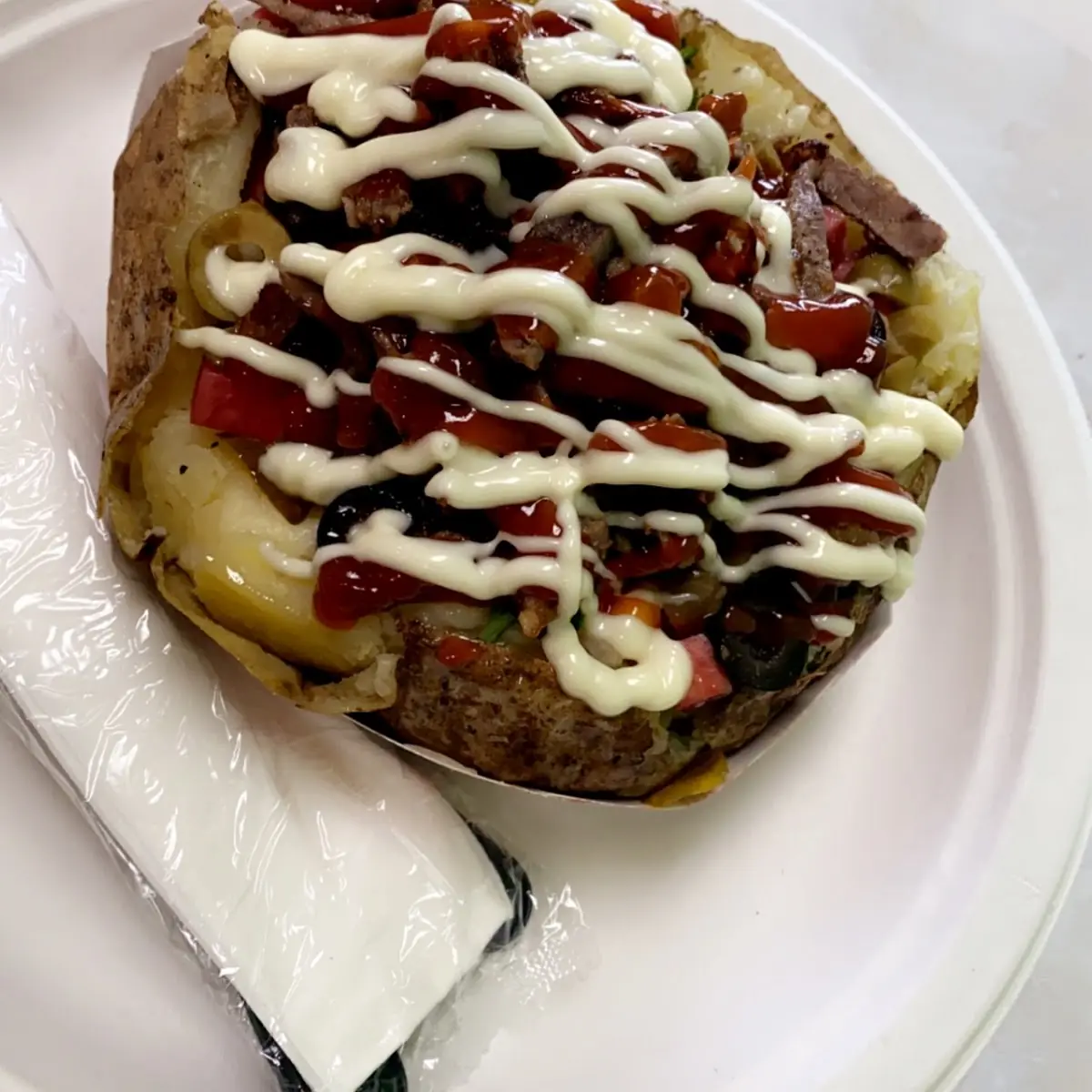Turkish Stuffed Baked Potato