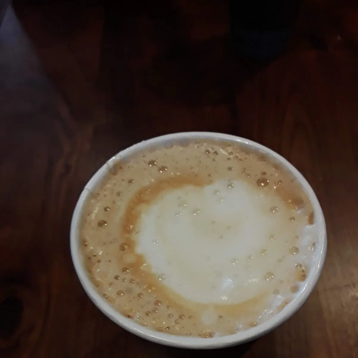 Decaf Vanilla Latte with Almond Milk