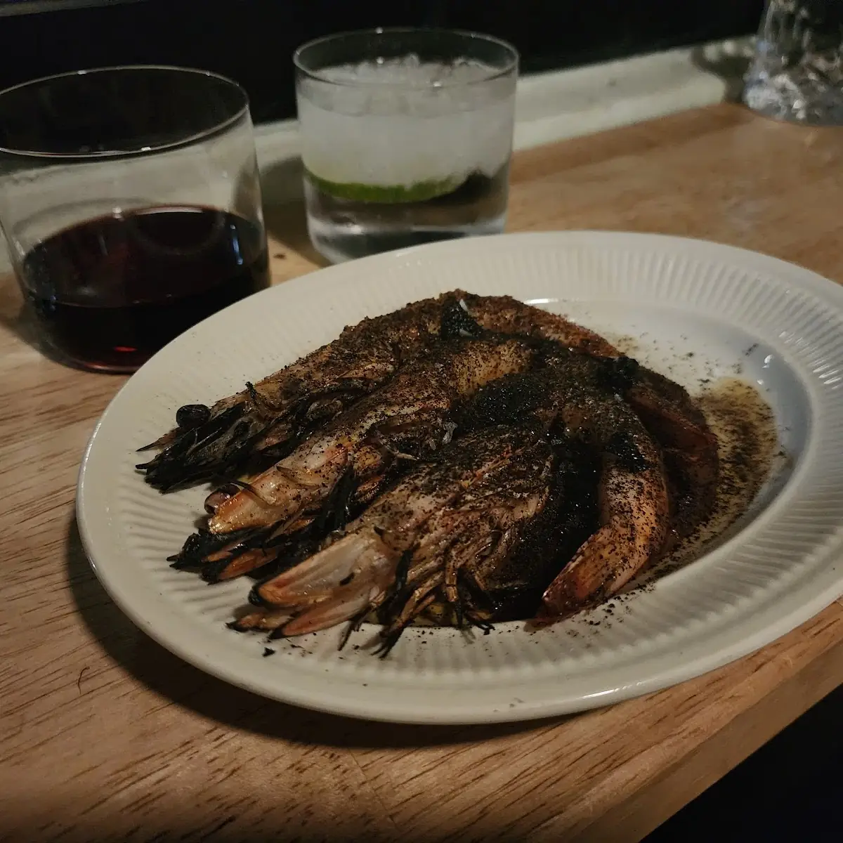 Grilled Prawn Koji X Mole Sauce