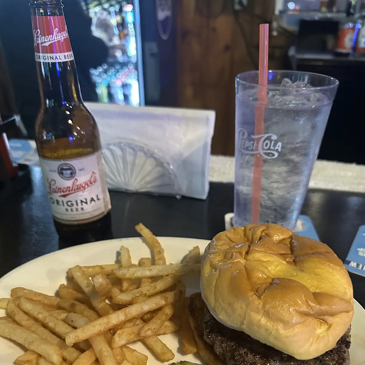 Burger and Fries