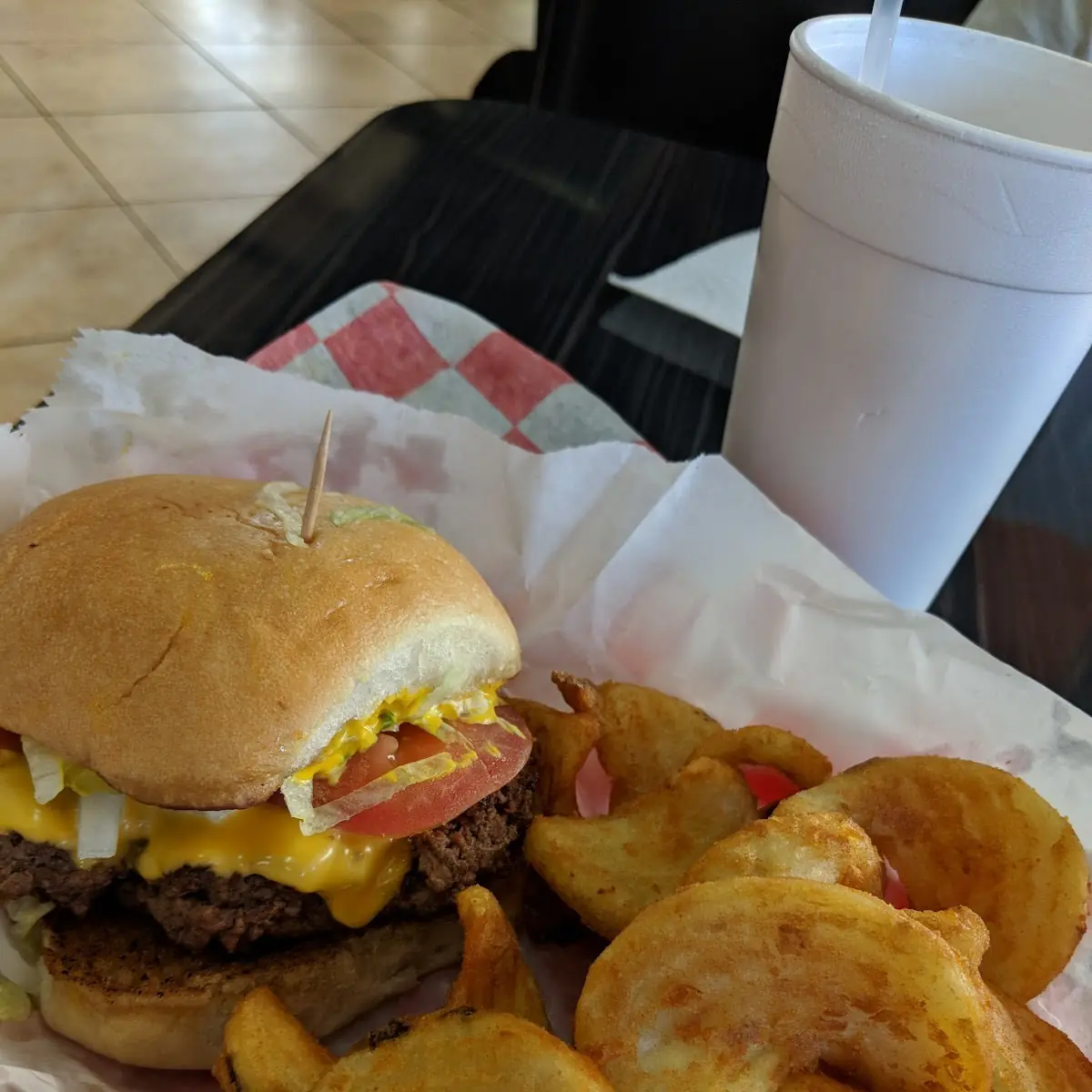 Impossible Bacon Cheeseburger