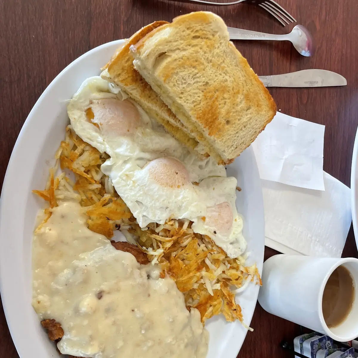 Chicken Fried Steak & Eggs