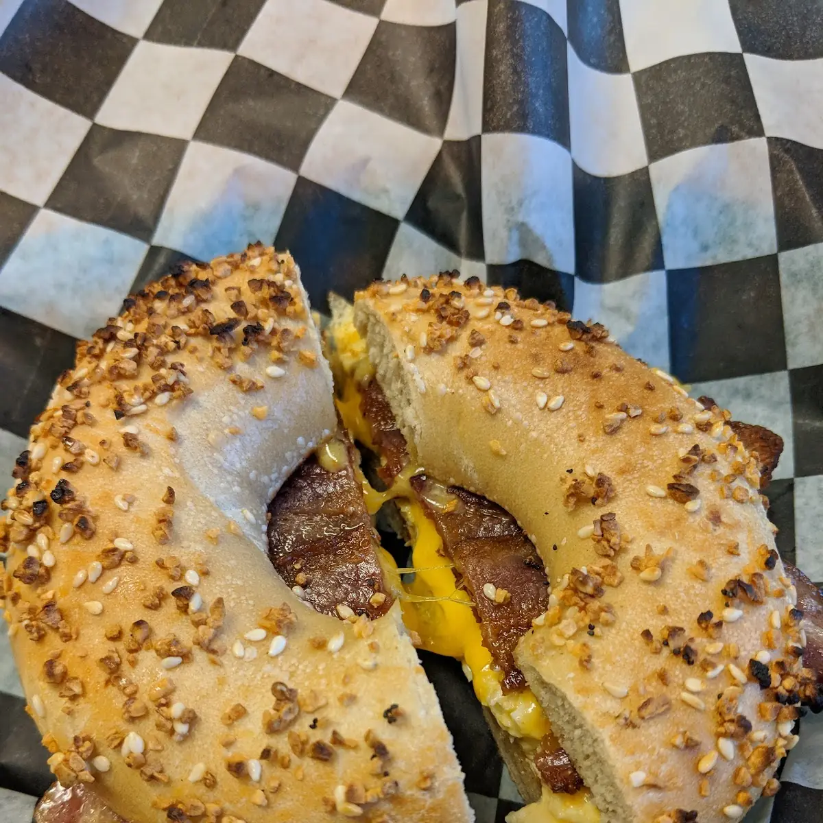 Bagel Bacon Egg and Cheese