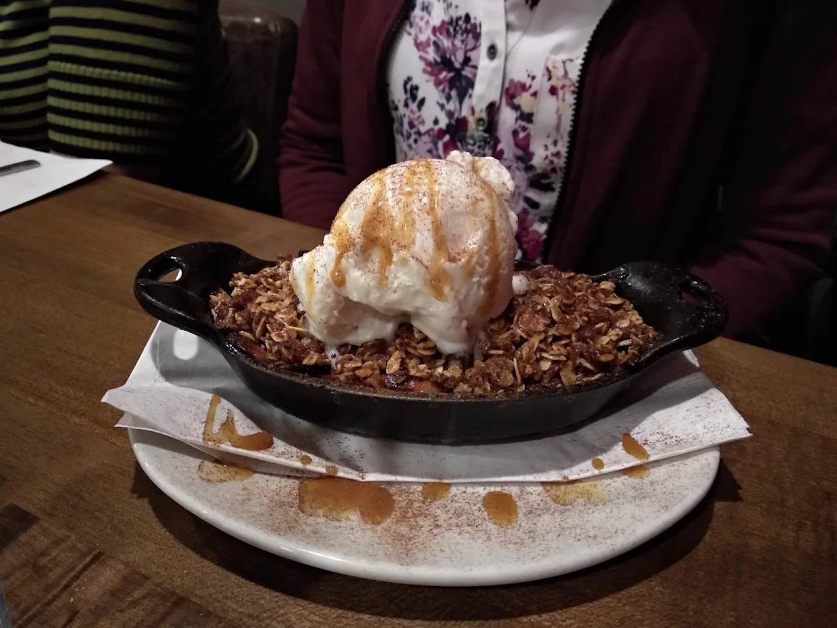 Baked Apple with Granola, Chino's Bistro
