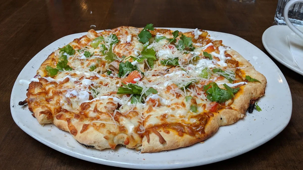 Butter Chicken Pizza, Chino's Bistro