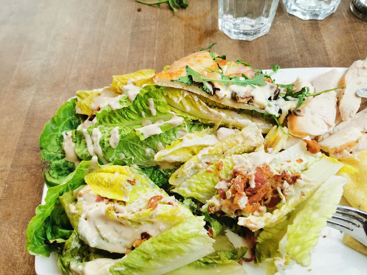 Fired Caesar Salad with Chicken, Chino's Bistro