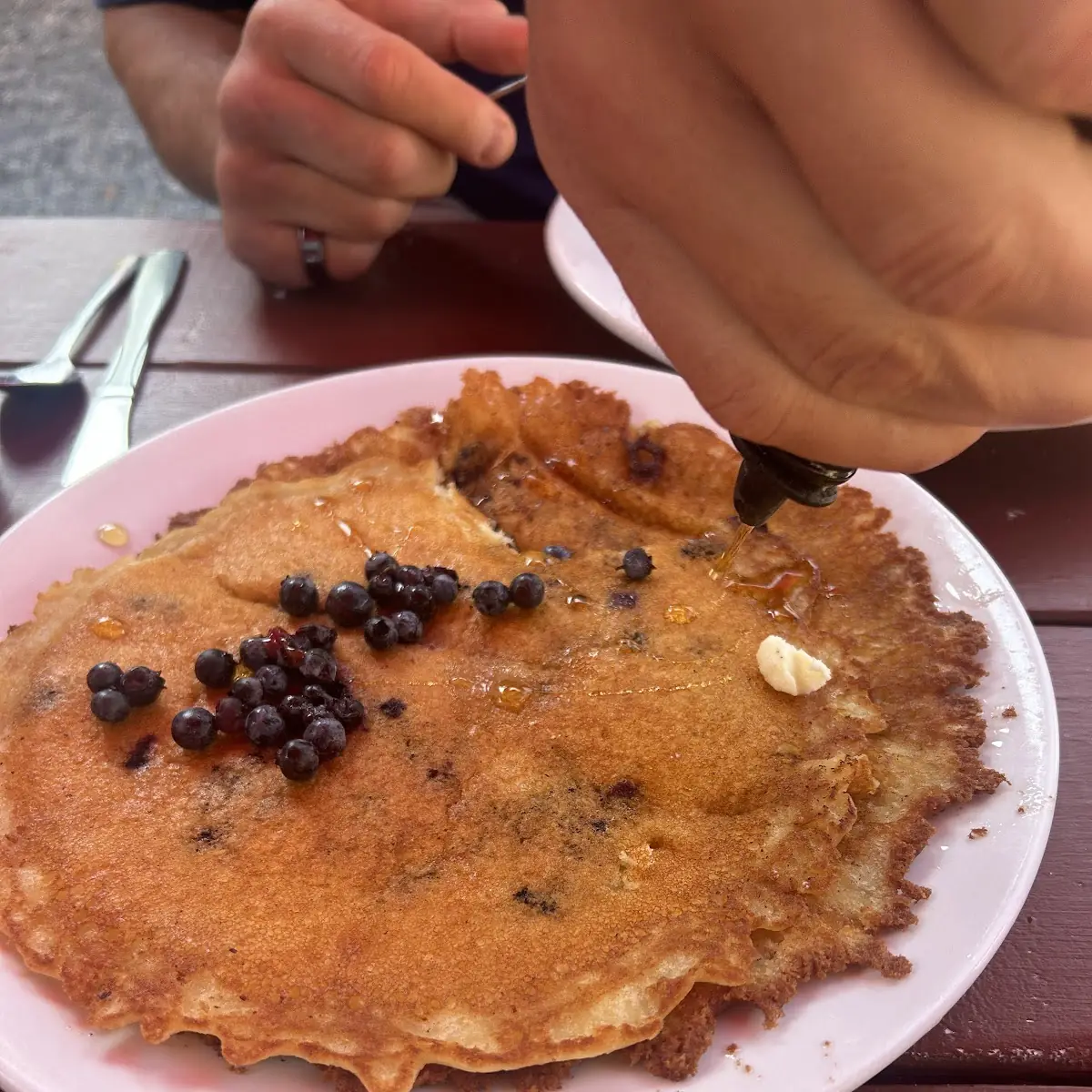 Blueberry Pancake Breakfast