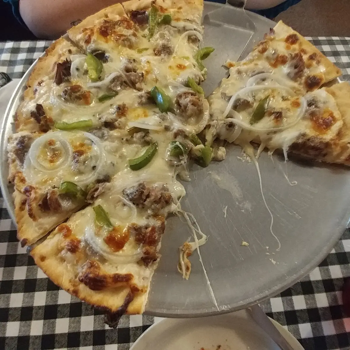 Cheesesteak Pizza