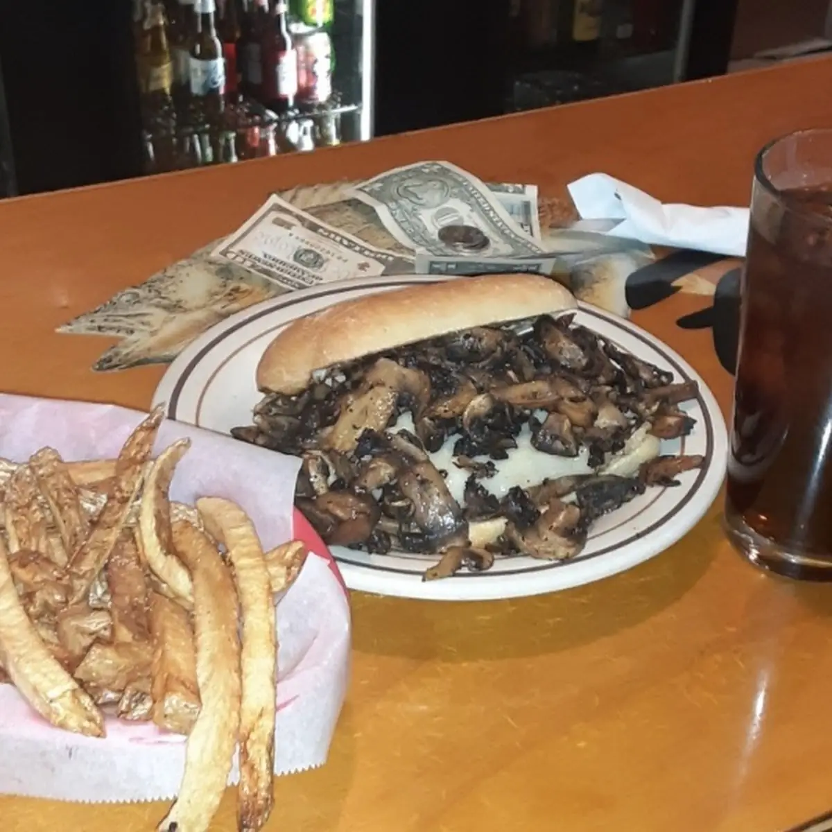 Swiss Mushroom Burger