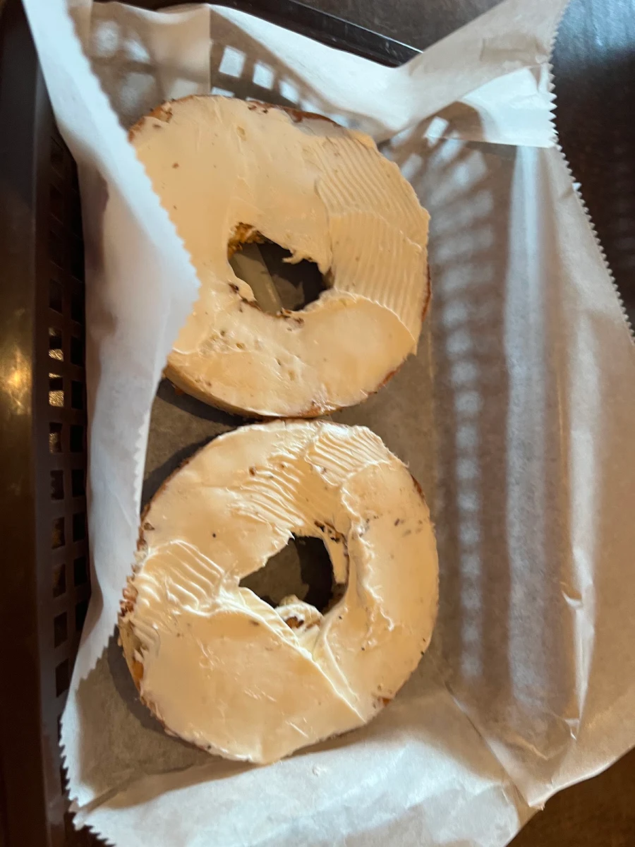 Everything Bagel with Cream Cheese