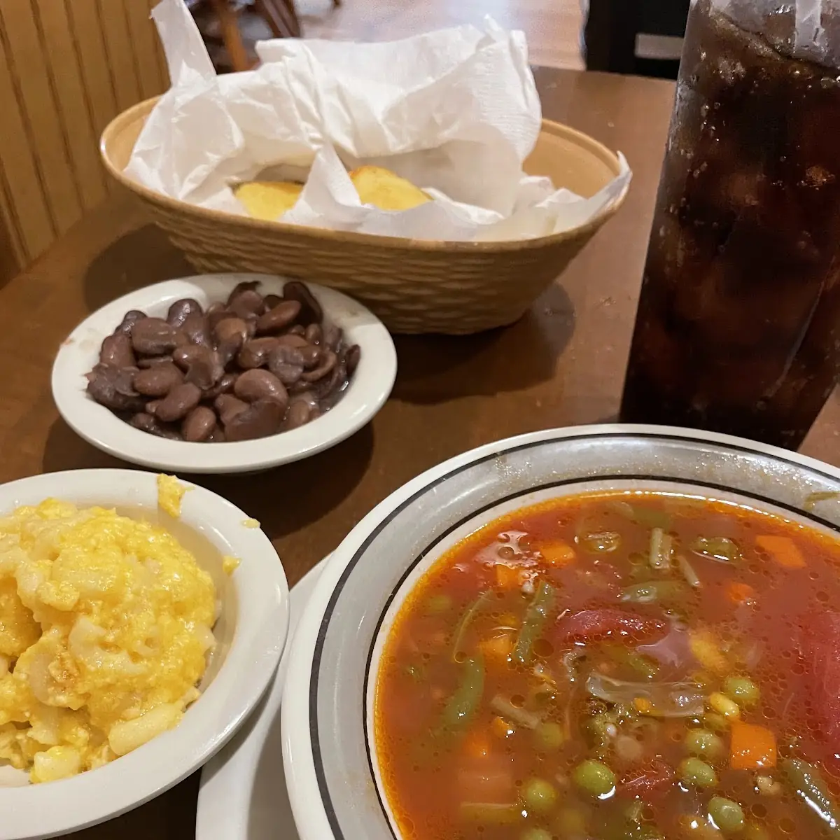 Vegetable Soup Baked Squash Lima Beans